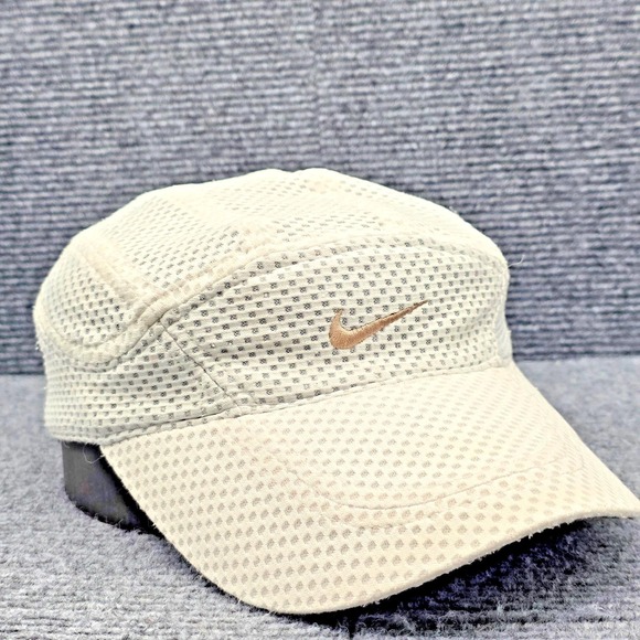 Vintage Nike Tailwind Hat White Mesh 7 Panel Strapback Dri-FIT Hip Hop Y2K HTF